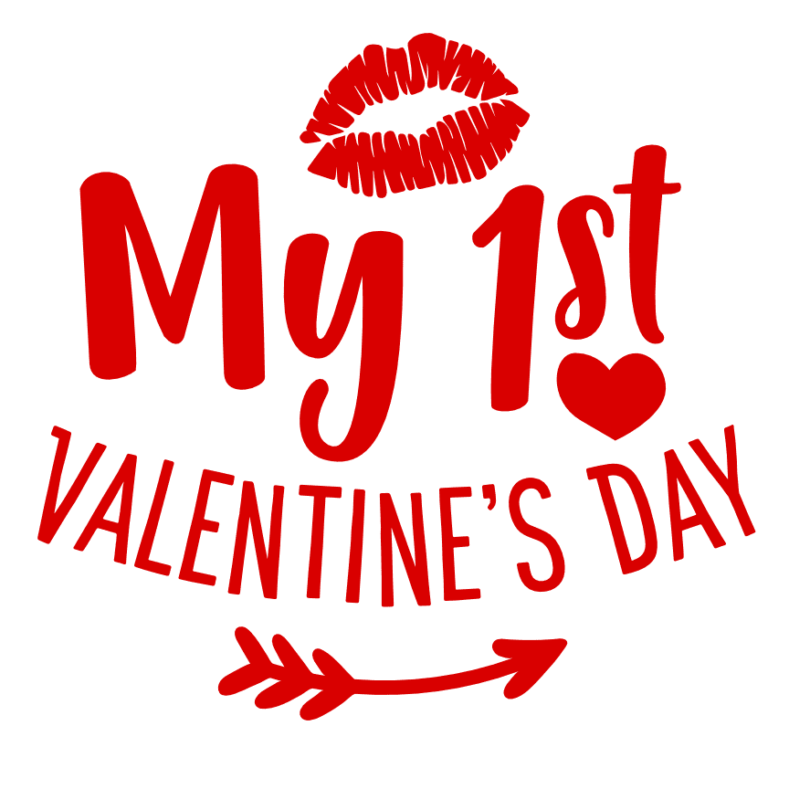 my-1st-valentines-day-baby-onesie-free-svg-file-SvgHeart.Com