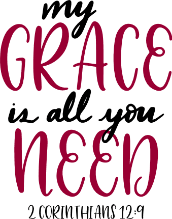 my-grace-is-all-you-need-bible-verse-free-svg-file-SvgHeart.Com