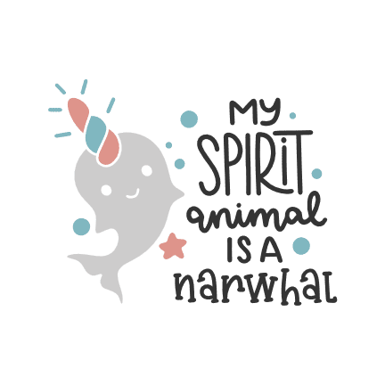 my-spirit-animal-is-a-narwhal-beach-free-svg-file-SvgHeart.Com