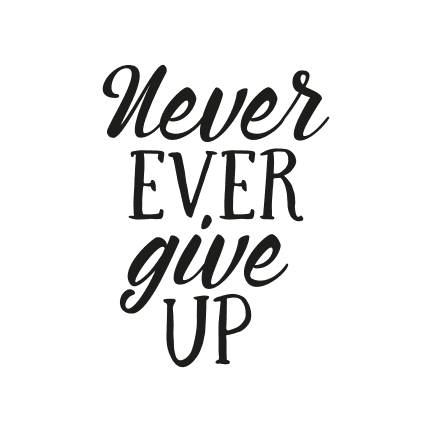 never-ever-give-up-motivational-free-svg-file-SvgHeart.Com