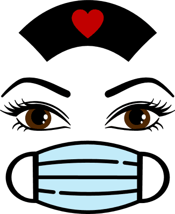 nurse-face-with-mask-covid-virus-free-svg-file-SvgHeart.Com