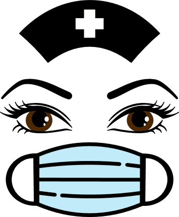nurse-face-with-mask-covid-virus-free-svg-file-SvgHeart.Com