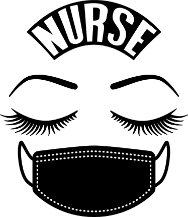 nurse-face-with-mask-covid-virus-pandemic-free-svg-file-SvgHeart.Com