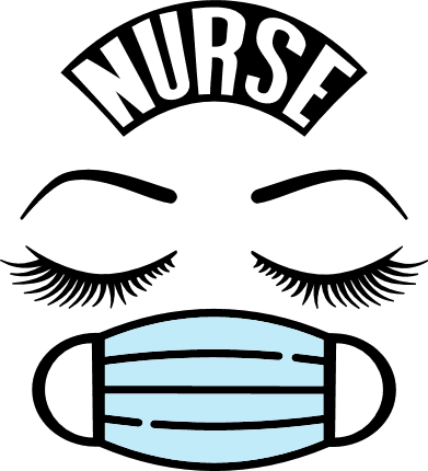 nurse-face-with-mask-covid-virus-pandemic-free-svg-file-SvgHeart.Com