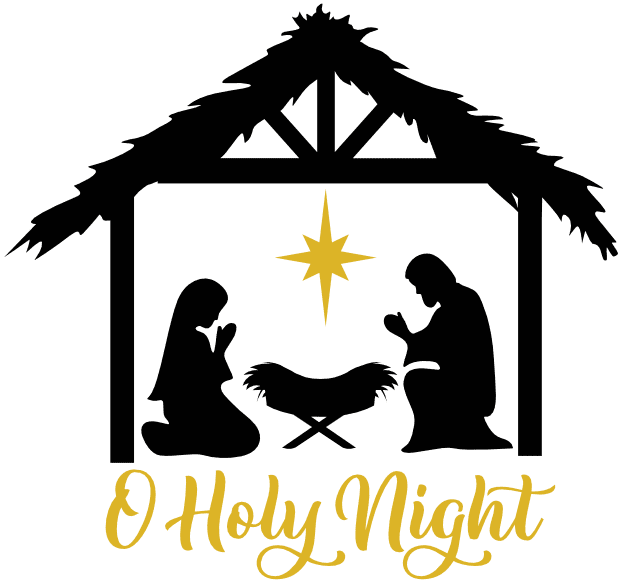 Oh HOly Night-Nativity Scene – Wreath Sign Designs