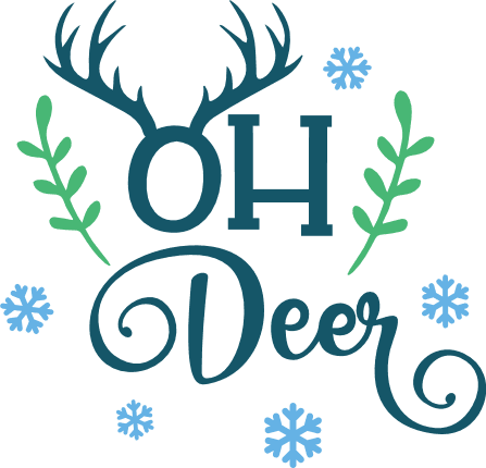 oh-deer-antlers-winter-funny-christmas-free-svg-file-SvgHeart.Com
