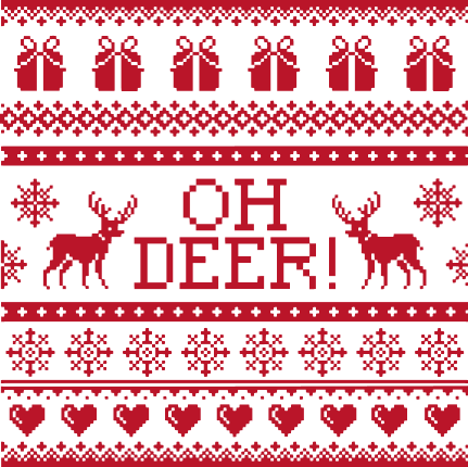 oh-deer-ugly-sweater-pixel-design-christmas-free-svg-file-SvgHeart.Com
