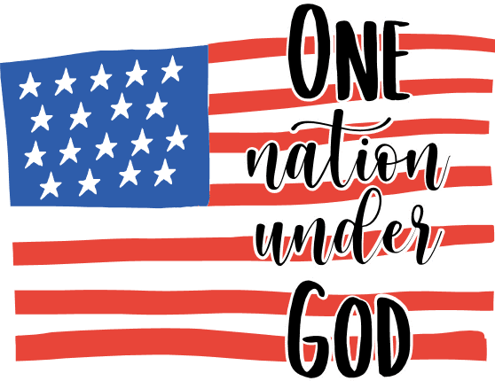 one-nation-under-god-american-flag-religious-4th-of-july-free-svg-file-SvgHeart.Com