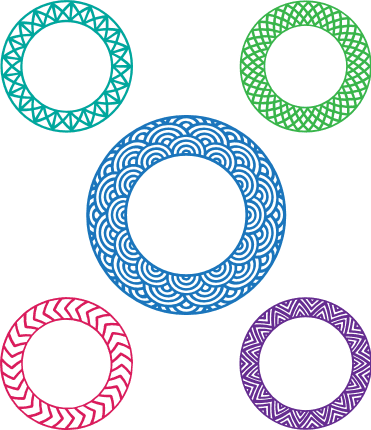 ornamental-circle-monogram-frame-bundle-free-svg-file-SvgHeart.Com