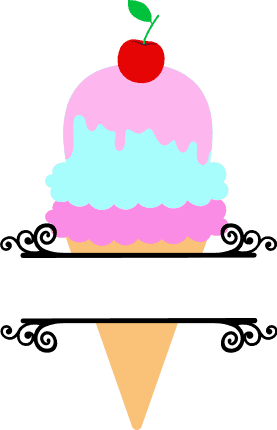 ornamental-ice-cream-split-text-frame-summer-free-svg-file-SvgHeart.Com