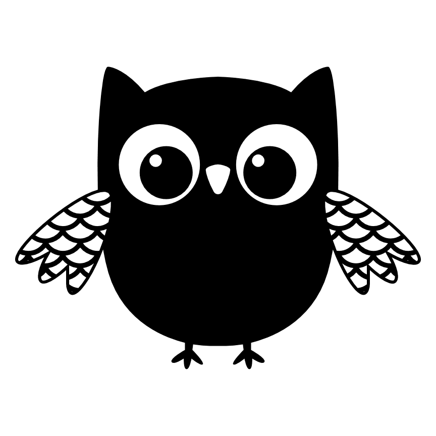 owl-silhouette-baby-shower-free-svg-file-SvgHeart.Com
