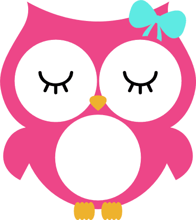 owl-with-bow-monogram-frame-baby-girl-design-free-svg-file-SvgHeart.Com