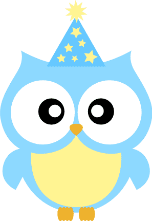 owl-with-hat-baby-birthday-free-svg-file-SvgHeart.Com