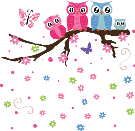 owls-sittings-on-tree-branch-free-svg-file-SvgHeart.Com