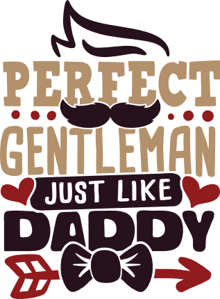perfect-gentleman-just-like-daddy-baby-onesie-free-svg-file-SvgHeart.Com
