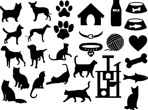 pet-bundle-dog-cat-paw-print-neck-chain-collar-free-svg-file-SvgHeart.Com