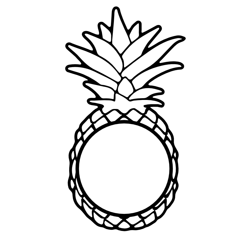 pineapple-monogram-frame-summer-free-svg-file-SvgHeart.Com