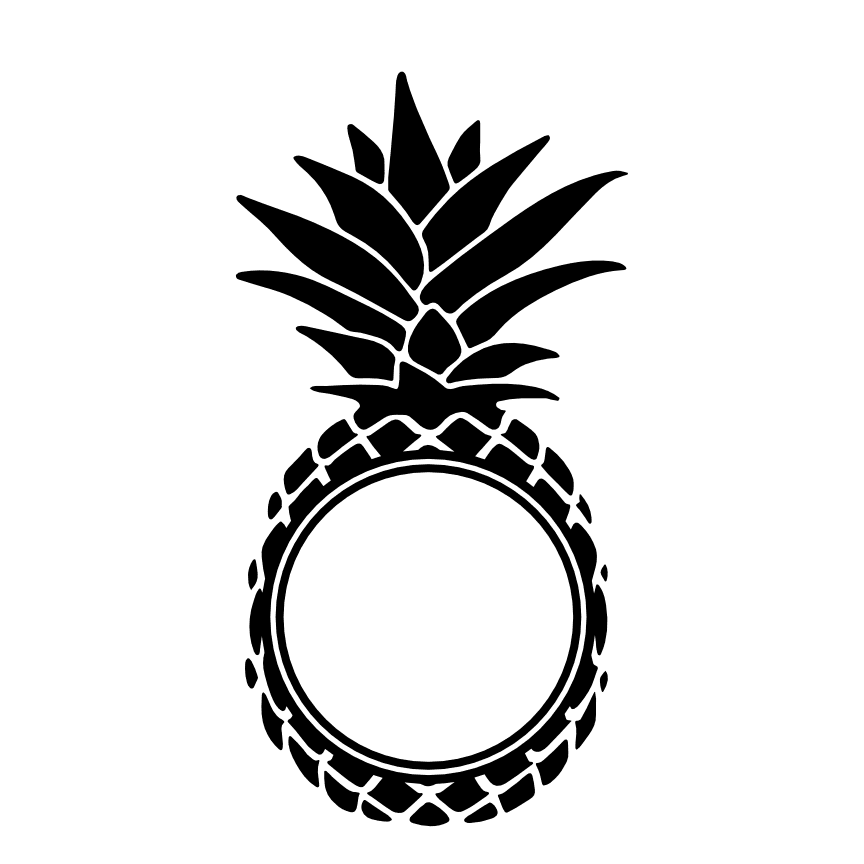 pineapple-monogram-frame-summer-free-svg-file-SvgHeart.Com
