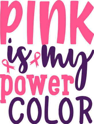 pink-is-my-power-color-ribbons-cancer-awareness-free-svg-file-SvgHeart.Com