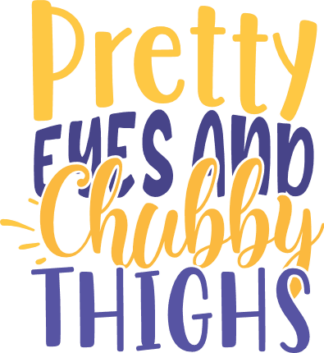 pretty-eyes-and-chubby-thigh-baby-onesie-free-svg-file-SvgHeart.Com