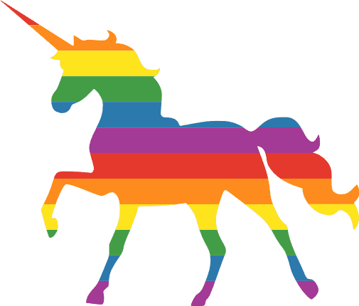 rainbow-unicorn-lgbt-pride-fantasy-animal-free-svg-file-SvgHeart.Com