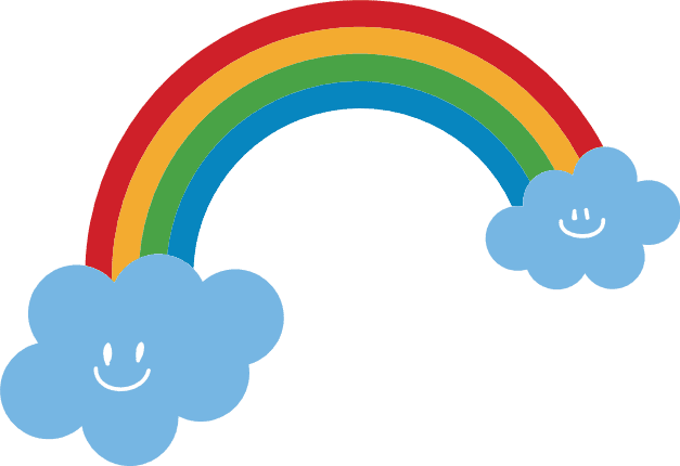 rainbow-with-clouds-free-svg-file-SvgHeart.Com
