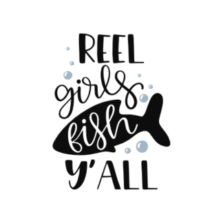 reel girls fish y'all, fisherman free svg file - SVG Heart