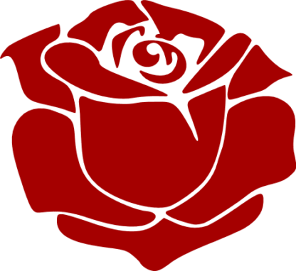 Rose Bloom, Flowers - free svg file for members - SVG Heart