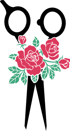 rose-flower-and-scissor-hairdresser-salon-free-svg-file-SvgHeart.Com