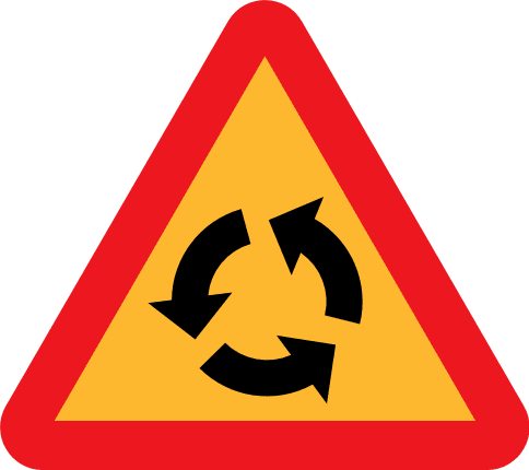 roundabout-road-sign-free-svg-file-SvgHeart.Com