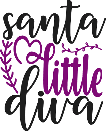 santa-little-diva-christmas-free-svg-file-SvgHeart.Com
