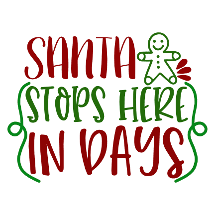 santa-stops-here-in-days-christmas-free-svg-file-SvgHeart.Com