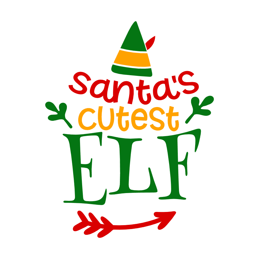 santas-cutest-elf-christmas-free-svg-file-SvgHeart.Com