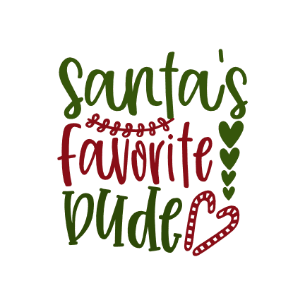 santas-favorite-dude-funny-christmas-free-svg-file-SvgHeart.Com