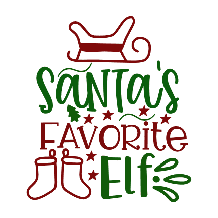 santas-favorite-elf-funny-christmas-free-svg-file-SvgHeart.Com