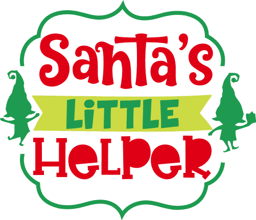 Santa's Little Helper, Christmas Free Svg file images - SVG Heart