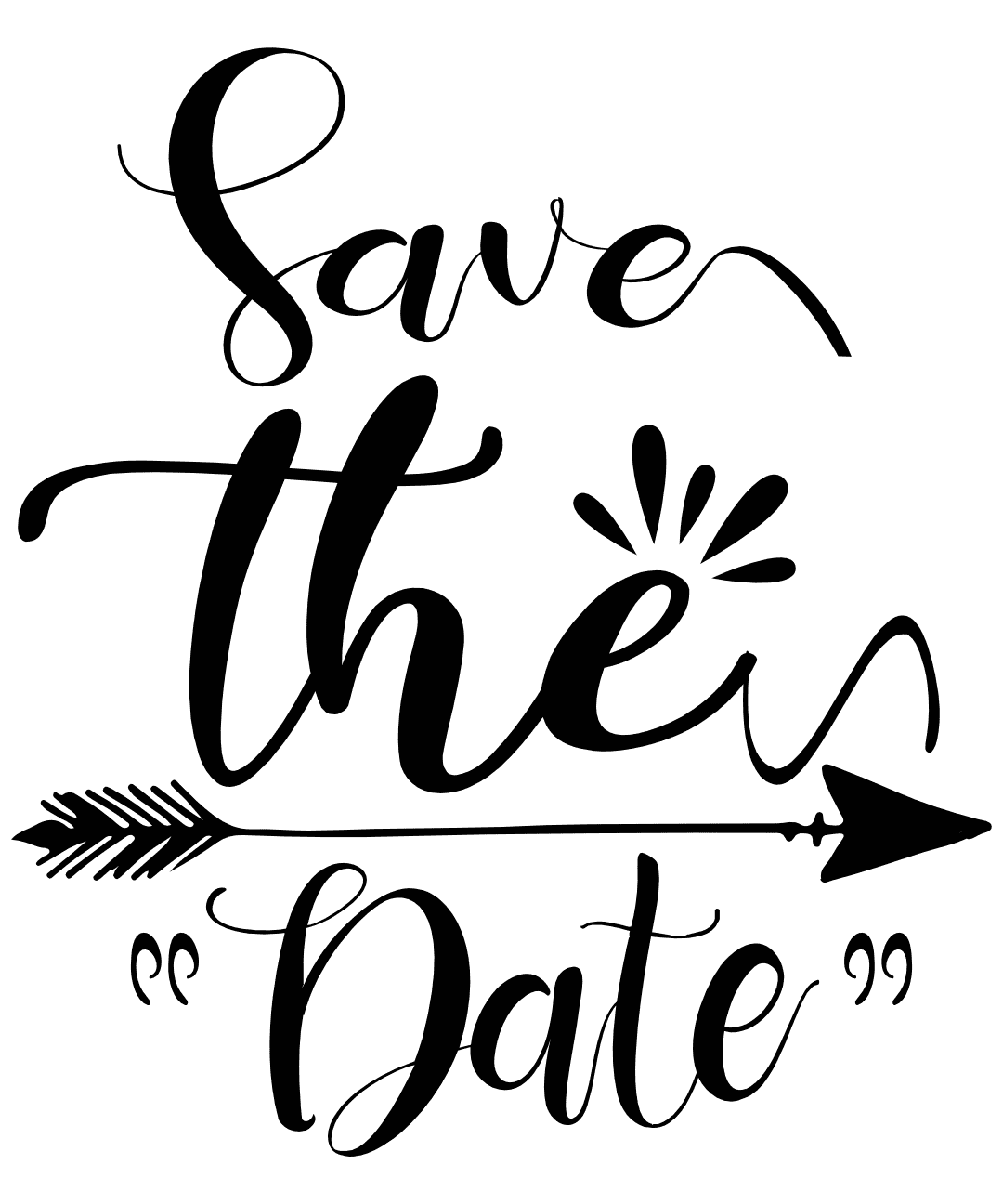 save-the-date-wedding-free-svg-file-SvgHeart.Com