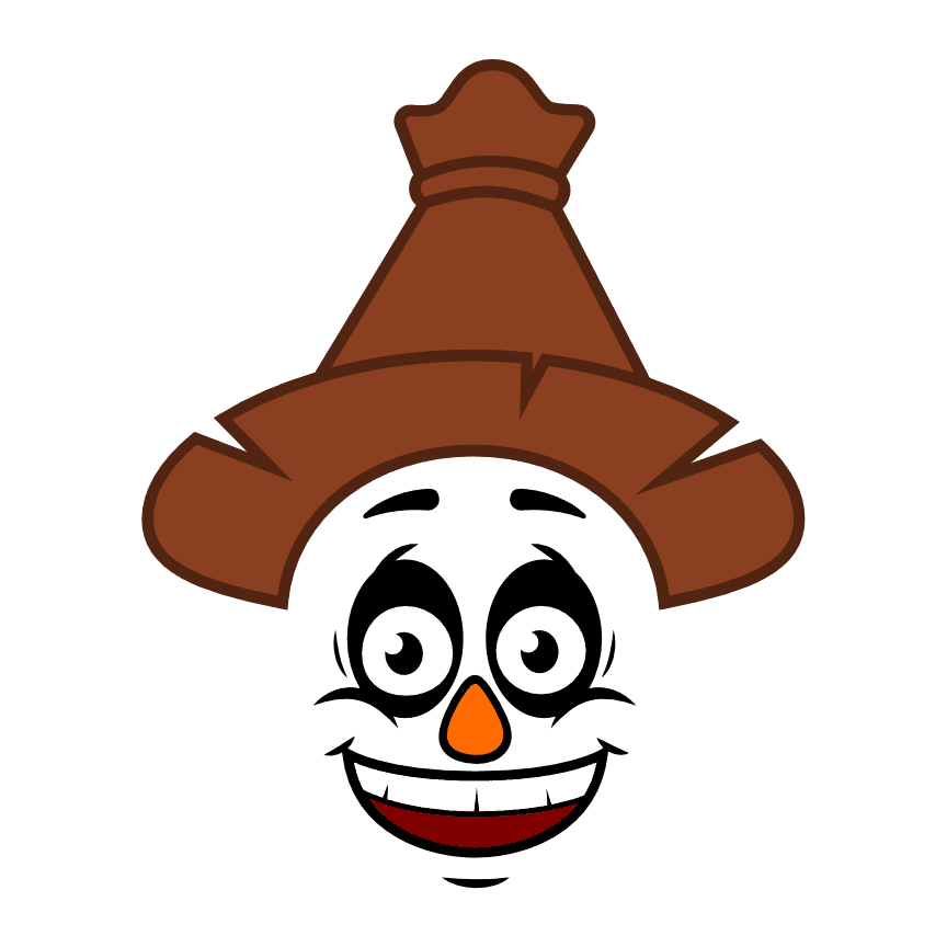 scare-crow-face-with-hat-farm-halloween-free-svg-file-SvgHeart.Com