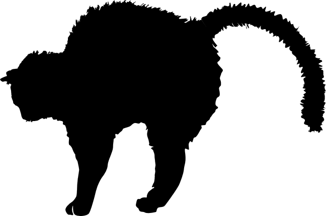 scared-cat-silhouette-animal-free-svg-file-SvgHeart.Com