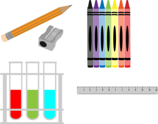 school-elements-bundle-sharpner-pencil-crayons-free-svg-file-SvgHeart.Com
