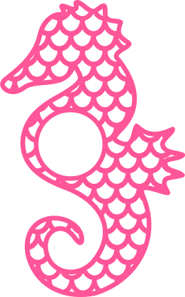 sea-horse-monogram-frame-beach-ocean-animal-free-svg-file-SvgHeart.Com