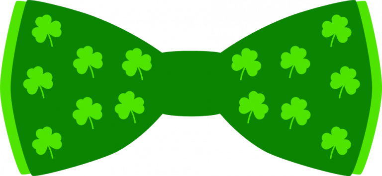 st patricks day bow tie for dogs