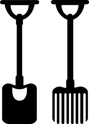 shovel-and-prong-pitch-fork-garden-tools-free-svg-file-SvgHeart.Com