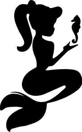 sitting-mermaid-and-seahorse-silhouette-ocean-free-svg-file-SvgHeart.Com