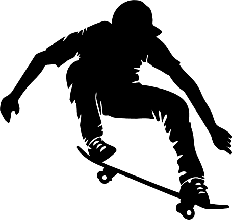 skateboarder-silhouette-skateboarding-free-svg-file-SvgHeart.Com