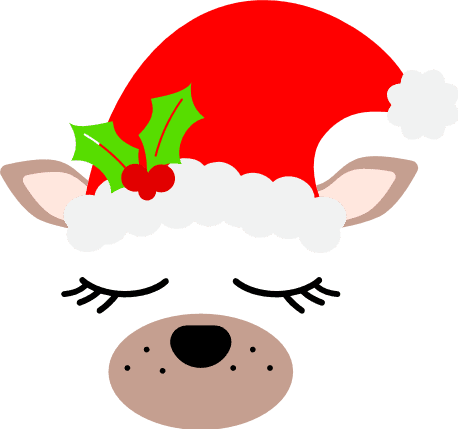 sleeping-chrismas-dog-with-santa-hat-holiday-free-svg-file-SvgHeart.Com