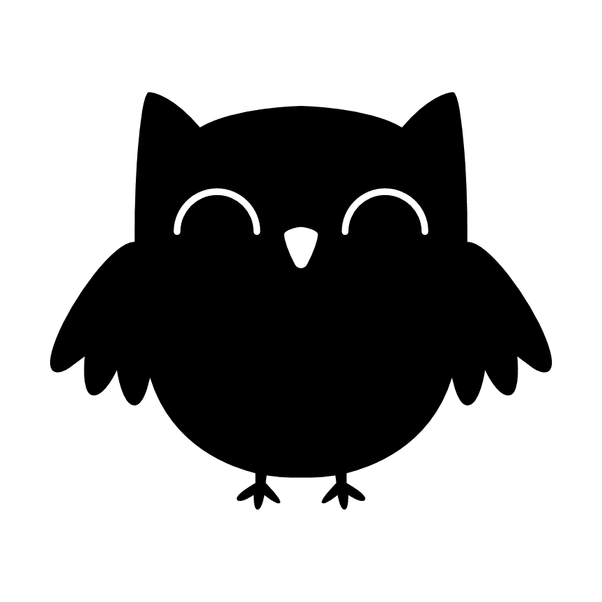 sleeping-owl-silhouette-free-svg-file-SvgHeart.Com