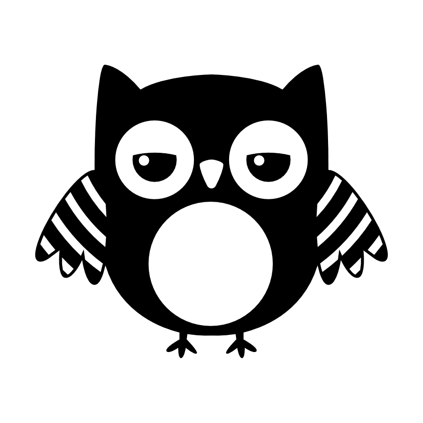 sleepy-owl-monogram-frame-free-svg-file-SvgHeart.Com