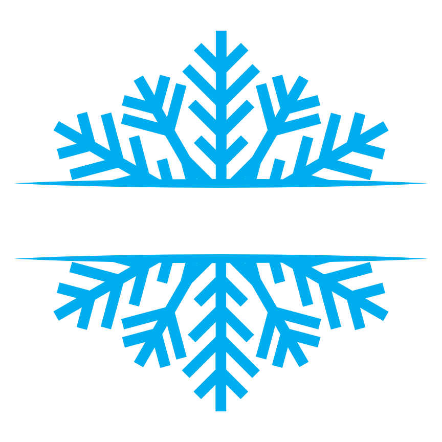 snowflake-split-text-frame-winter-free-svg-file-SvgHeart.Com