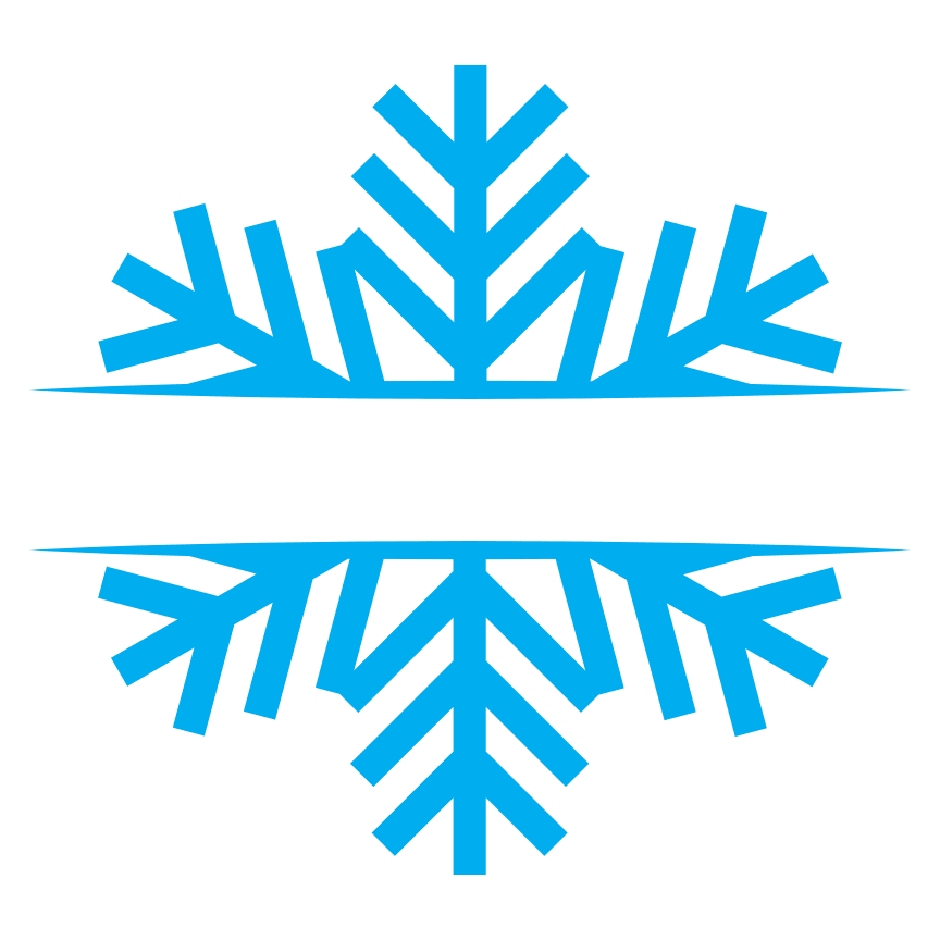 snowflake-split-text-frame-winter-free-svg-file-SvgHeart.Com